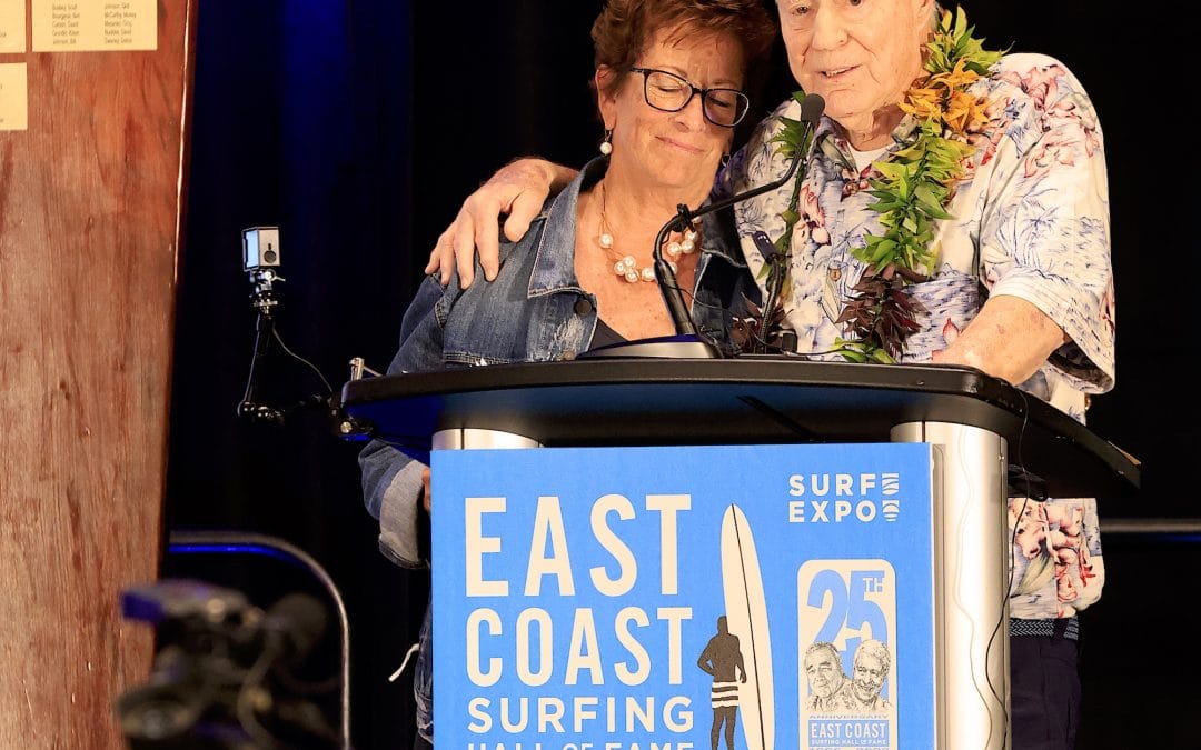 EAST COAST SURFING HALL OF FAME RECOGNIZED ESA’S KATHY PHILLIPS IN 25TH ANNIVERSARY CELEBRATION LAST WEEK IN ORLANDO, FLORIDA